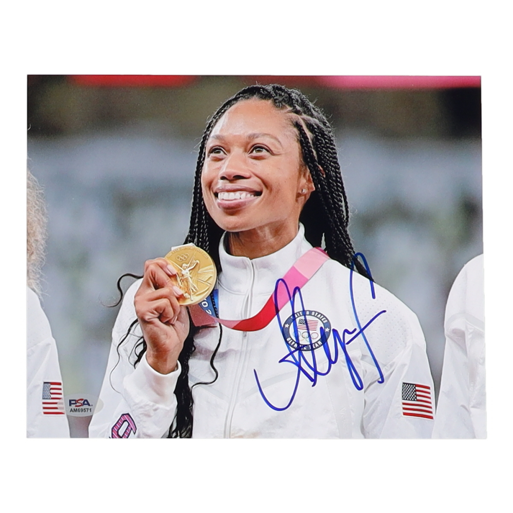 Allyson Felix Signed 8x10 Photo (PSA) | Pristine Auction