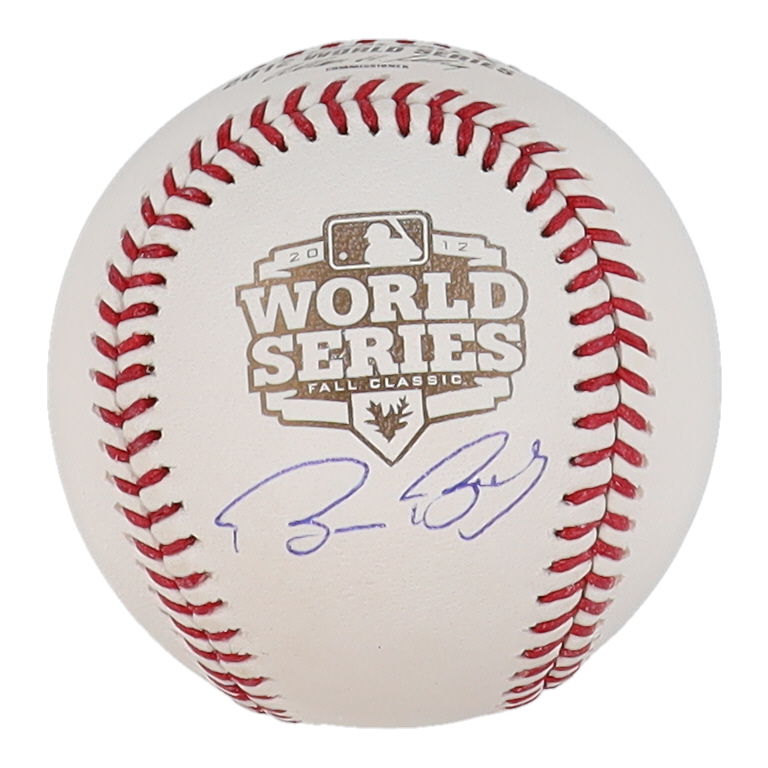 Bruce Bochy Signed 2012 World Series Logo Baseball (Beckett) at PristineAuction.com Bruce Bochy Signed 2012 World Series Logo Baseball (Beckett) at PristineAuction.com