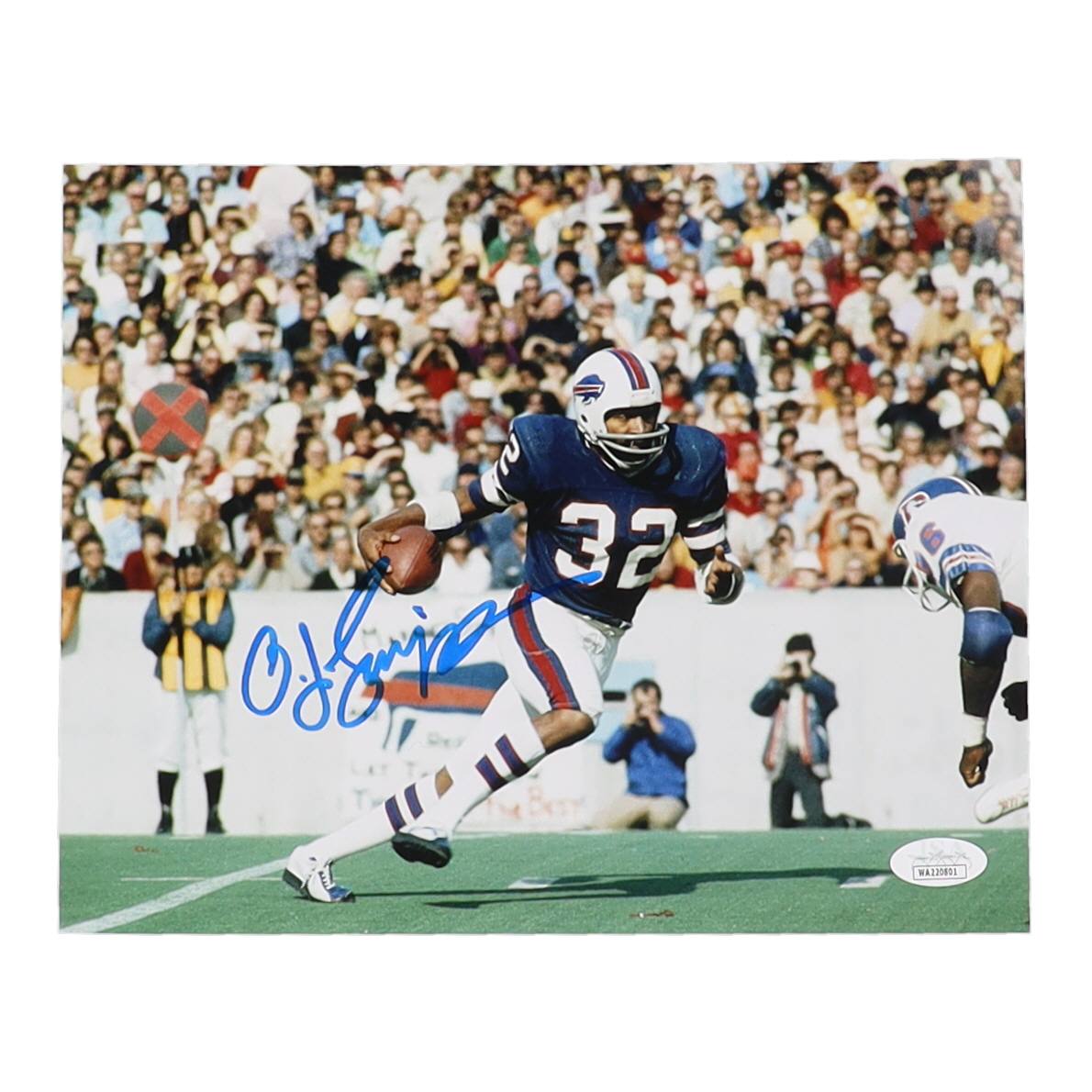 O. J. Simpson Signed Bills 8x10 Photo (JSA) at PristineAuction.com O. J. Simpson Signed Bills 8x10 Photo (JSA) at PristineAuction.com
