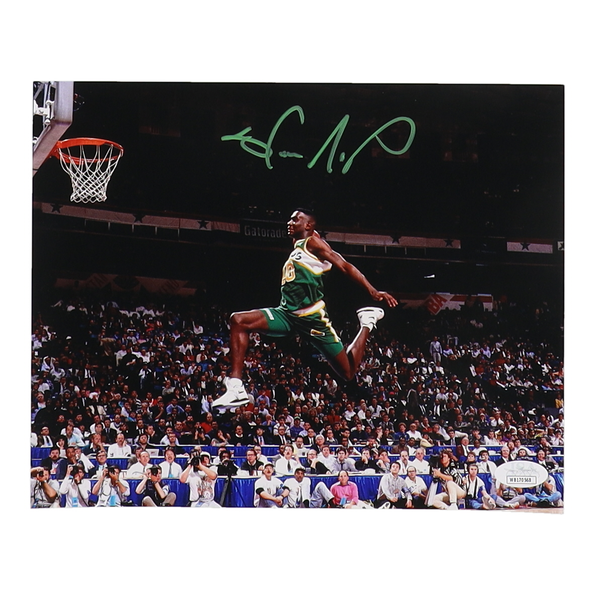 Shawn Kemp Signed SuperSonics 8x10 Photo (JSA) at PristineAuction.com Shawn Kemp Signed SuperSonics 8x10 Photo (JSA) at PristineAuction.com