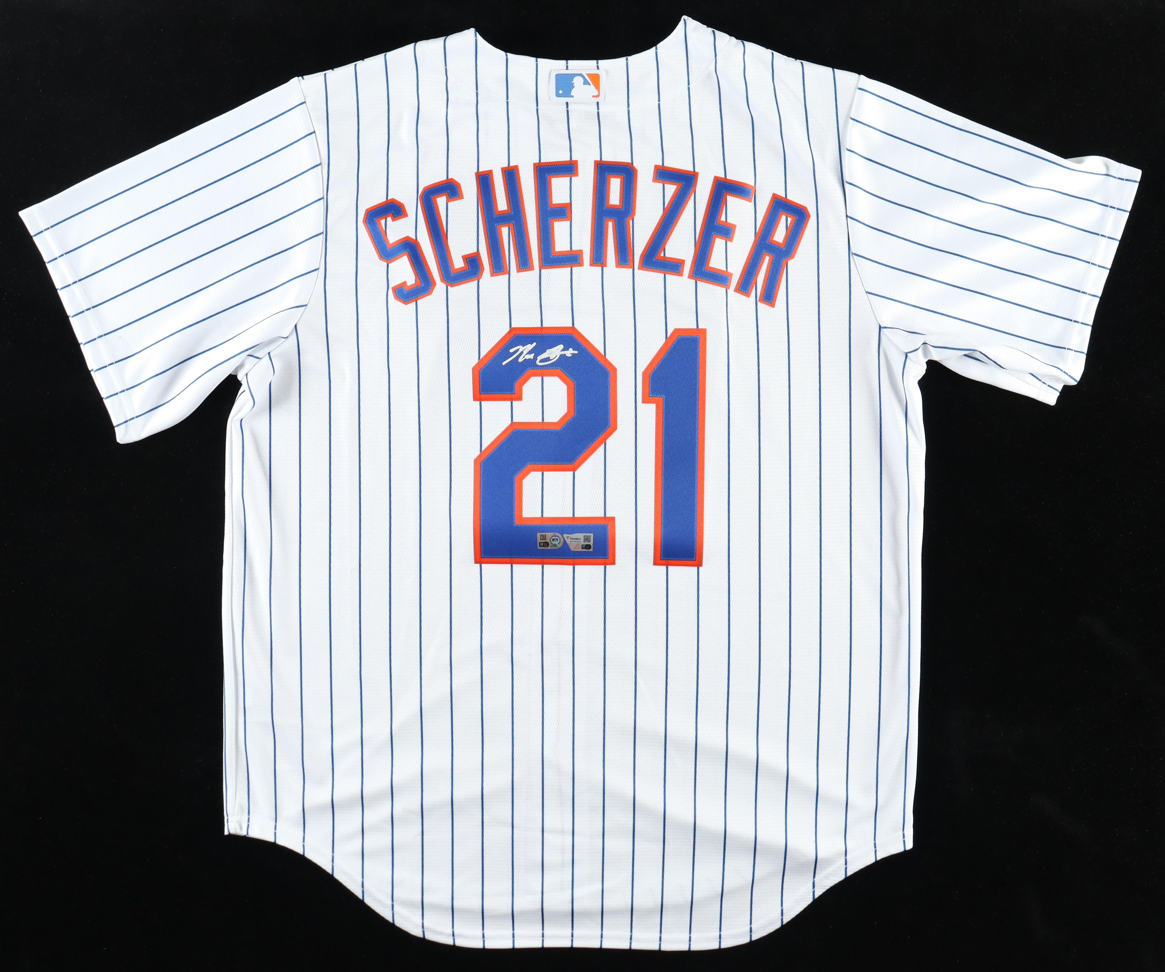 Max Scherzer Signed Mets Nike Jersey (Fanatics & MLB) at PristineAuction.com Max Scherzer Signed Mets Nike Jersey (Fanatics & MLB) at PristineAuction.com