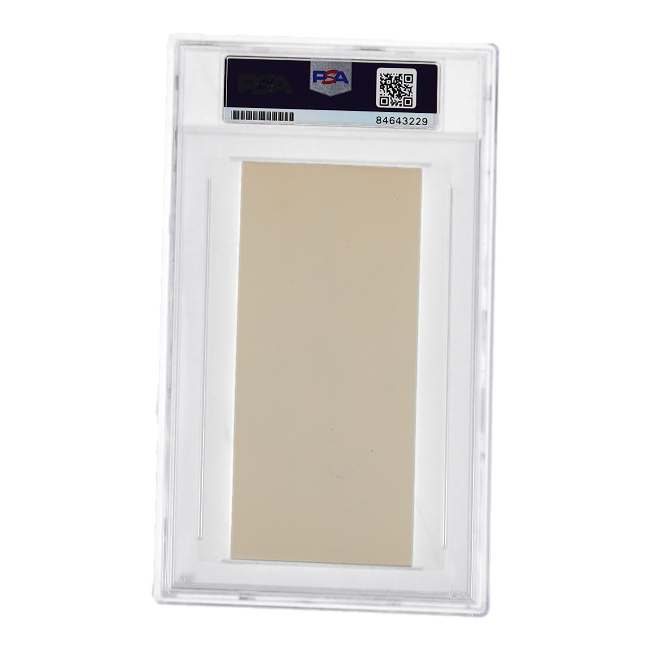 Pappy Boyington Signed 3x5 Cut Inscribed "Sincerely" & "April 28, 1959" (PSA) at PristineAuction.com Pappy Boyington Signed 3x5 Cut Inscribed "Sincerely" & "April 28, 1959" (PSA) at PristineAuction.com