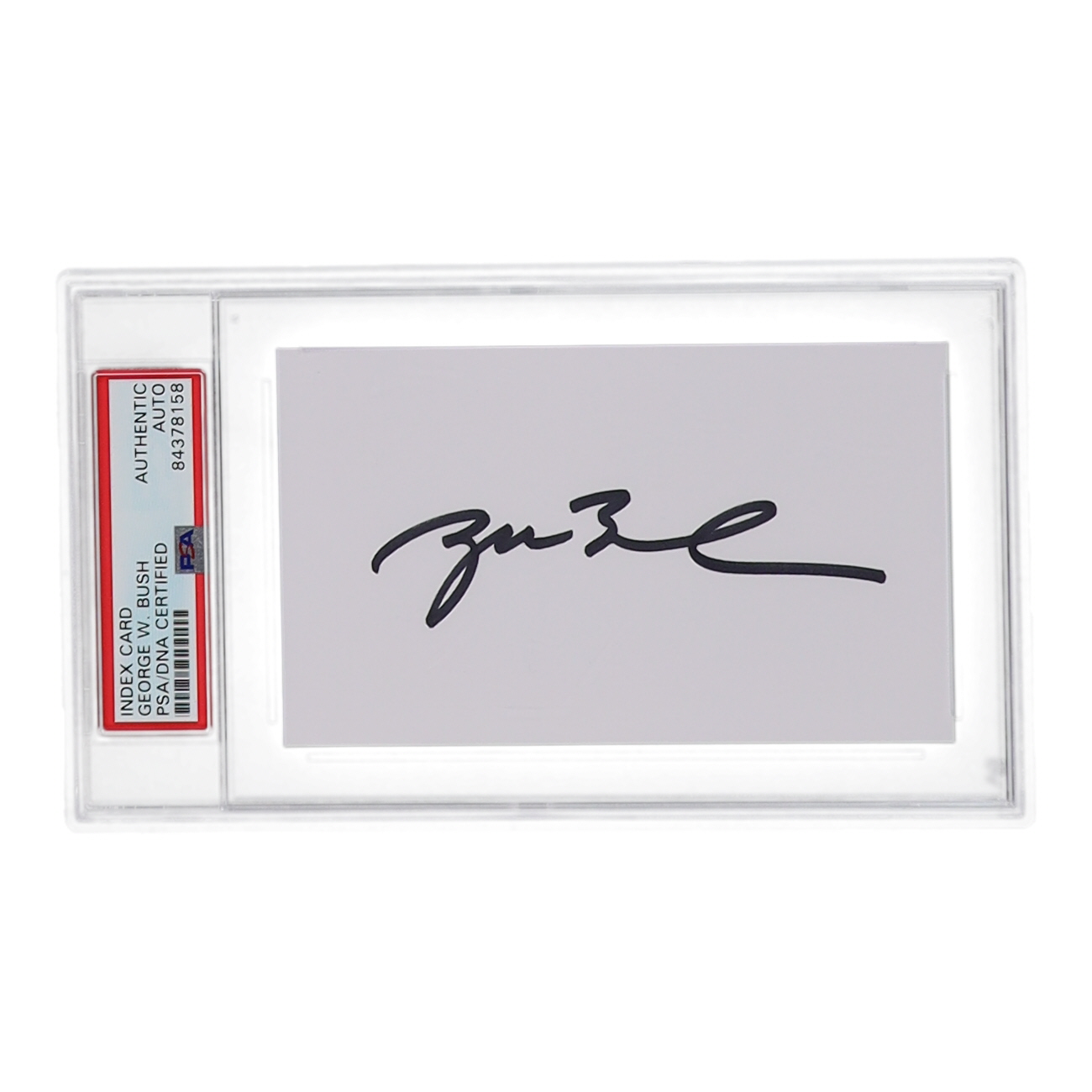 George W. Bush Signed Cut (PSA) at PristineAuction.com George W. Bush Signed Cut (PSA) at PristineAuction.com