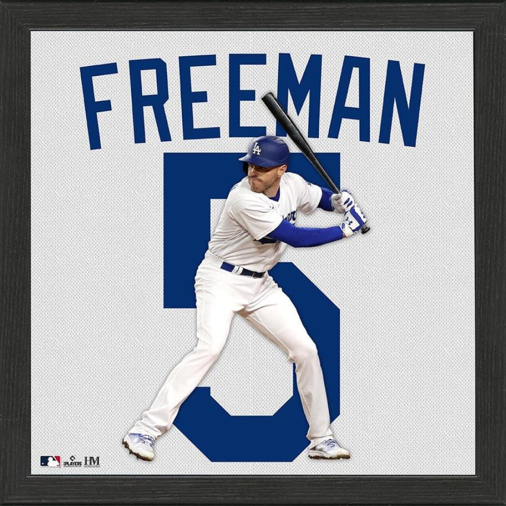 Freddie Freeman Dodgers "Impact Jersey" Custom Framed Photo at PristineAuction.com