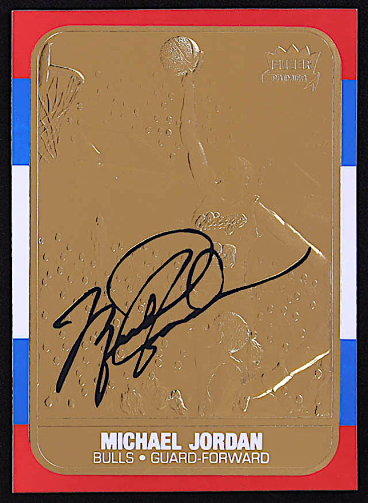 michael jordan fleer premier card