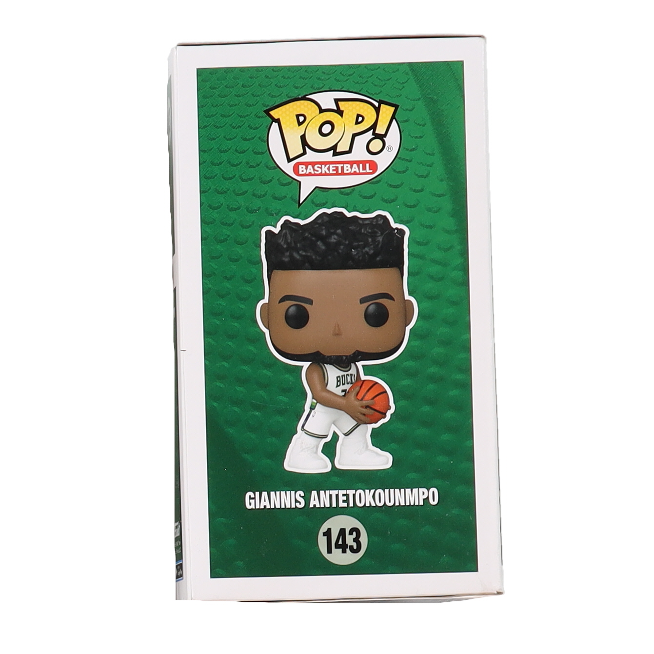 Giannis Antetokounmpo Signed Bucks #143 Funko Pop! Vinyl Figure (Beckett) at PristineAuction.com Giannis Antetokounmpo Signed Bucks #143 Funko Pop! Vinyl Figure (Beckett) at PristineAuction.com