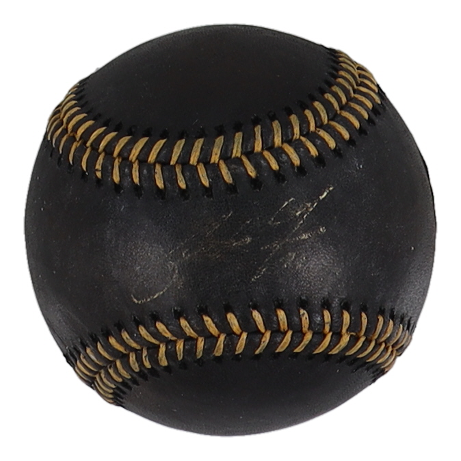 Christian Yelich Signed OML Black Leather Baseball (MLB & Fanatics) at PristineAuction.com Christian Yelich Signed OML Black Leather Baseball (MLB & Fanatics) at PristineAuction.com