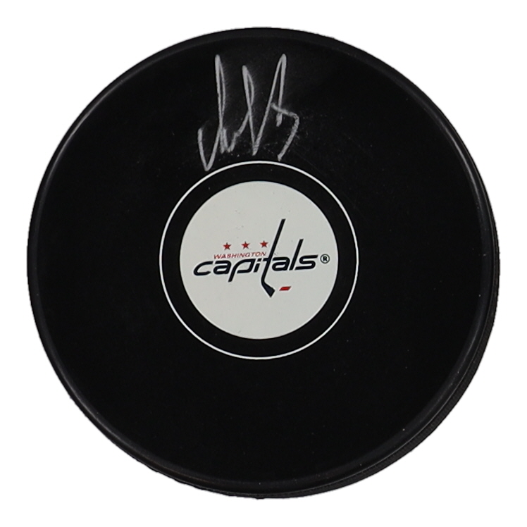 Alexander Ovechkin Signed Capitals Logo Puck (Fanatics) at PristineAuction.com Alexander Ovechkin Signed Capitals Logo Puck (Fanatics) at PristineAuction.com