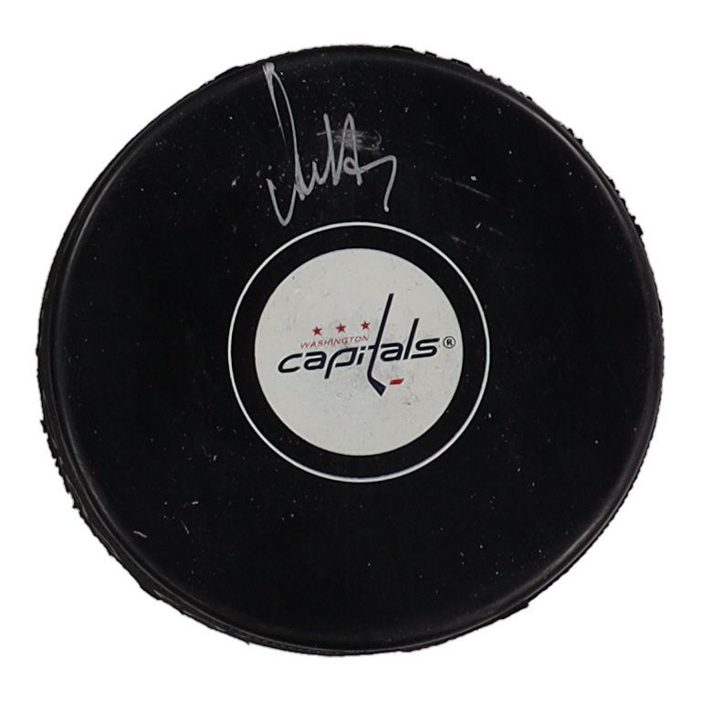 Alexander Ovechkin Signed Capitals Logo Puck (Fanatics) at PristineAuction.com Alexander Ovechkin Signed Capitals Logo Puck (Fanatics) at PristineAuction.com