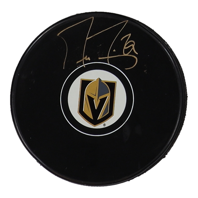 Marc-Andre Fleury Signed Golden Knights Logo Hockey Puck (Fanatics) at PristineAuction.com Marc-Andre Fleury Signed Golden Knights Logo Hockey Puck (Fanatics) at PristineAuction.com