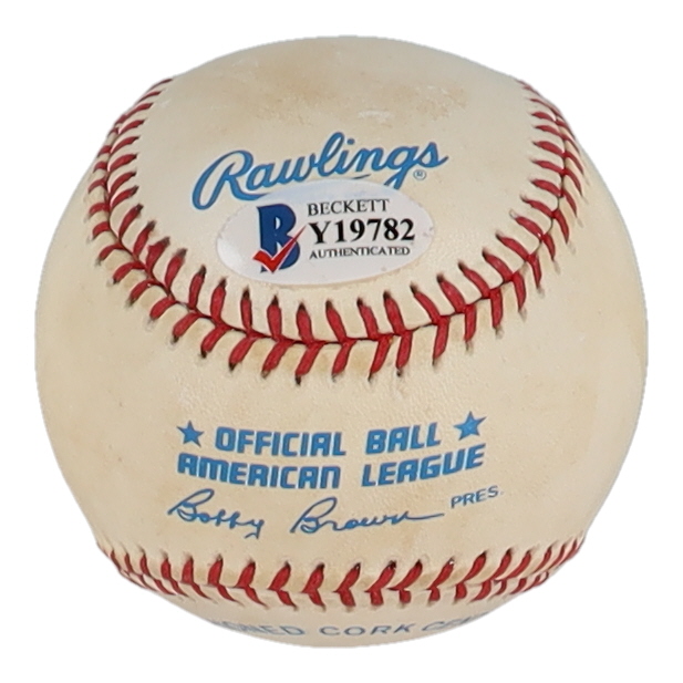 Rico Petrocelli Signed OAL Baseball (Beckett) at PristineAuction.com Rico Petrocelli Signed OAL Baseball (Beckett) at PristineAuction.com