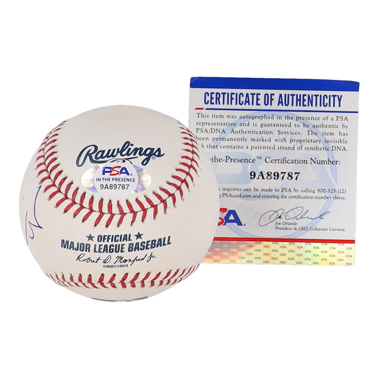Rainn Wilson Signed OML Baseball Inscribed "Dwight Schrute is MGR" (PSA) at PristineAuction.com Rainn Wilson Signed OML Baseball Inscribed "Dwight Schrute is MGR" (PSA) at PristineAuction.com