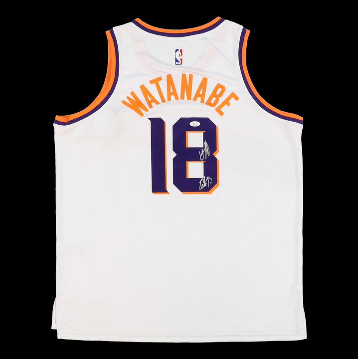 Yuta Watanabe Twice-Signed Jersey with Kanji Signature (JSA) at PristineAuction.com Yuta Watanabe Twice-Signed Jersey with Kanji Signature (JSA) at PristineAuction.com