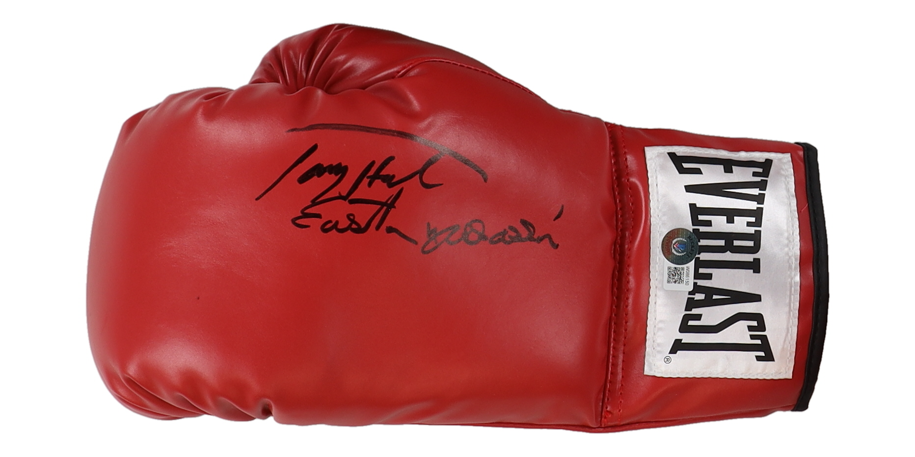 Larry Holmes Signed Everlast Boxing Glove Inscribed "Easton Assassin" (Beckett) at PristineAuction.com Larry Holmes Signed Everlast Boxing Glove Inscribed "Easton Assassin" (Beckett) at PristineAuction.com
