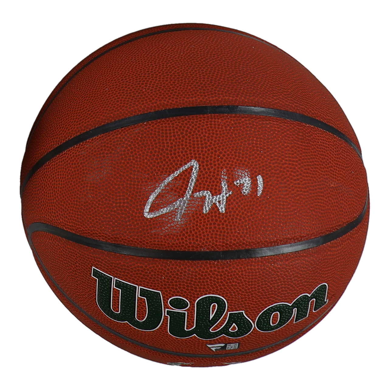 Jrue Holiday Signed Bucks Logo NBA Basketball (Fanatics) at PristineAuction.com Jrue Holiday Signed Bucks Logo NBA Basketball (Fanatics) at PristineAuction.com