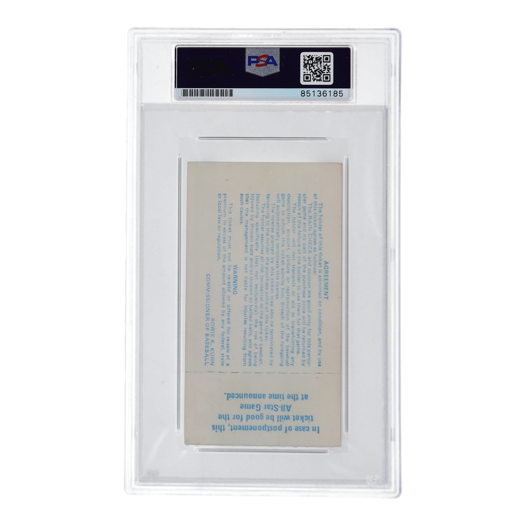 Nolan Ryan Signed 1976 All-Star Game Ticket (PSA | Autograph Grade 10) at PristineAuction.com Nolan Ryan Signed 1976 All-Star Game Ticket (PSA | Autograph Grade 10) at PristineAuction.com