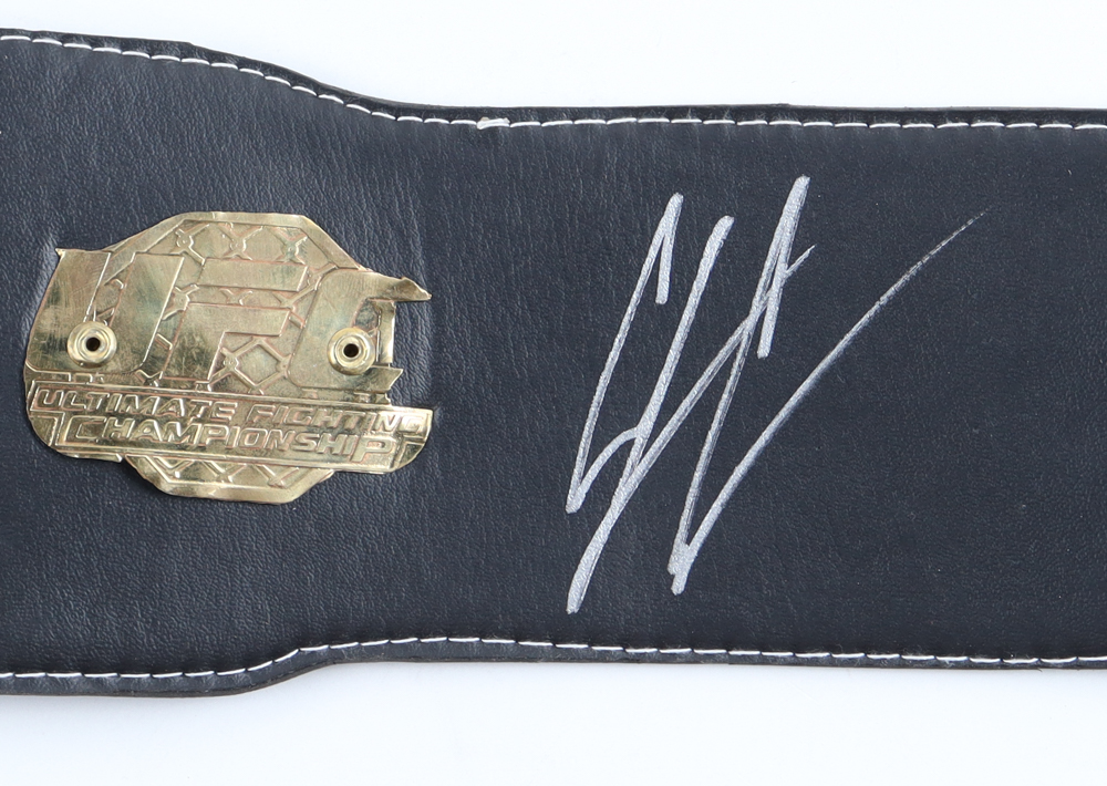 Donald "Cowboy" Cerrone Signed Full-Size UFC Championship Belt (PA & Beckett) at PristineAuction.com Donald "Cowboy" Cerrone Signed Full-Size UFC Championship Belt (PA & Beckett) at PristineAuction.com