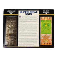 1995 Commemorative Super Bowl XXIX Card with Commemorative 22 Karat