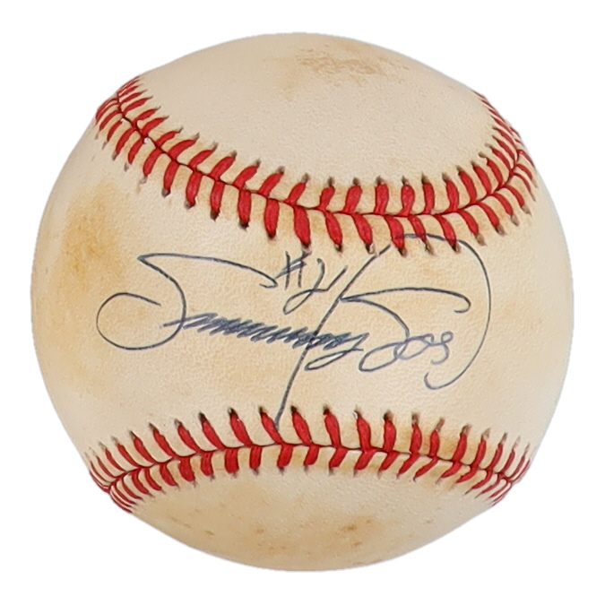 Sammy Sosa Signed ONL Baseball (Beckett) at PristineAuction.com Sammy Sosa Signed ONL Baseball (Beckett) at PristineAuction.com
