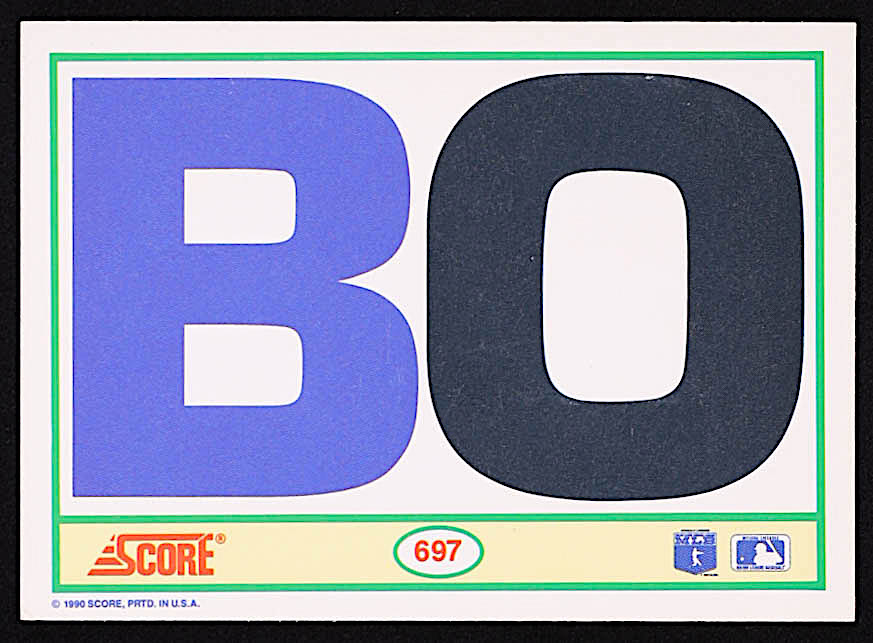 Bo Jackson 1990 Score #697 FB/BB at PristineAuction.com Bo Jackson 1990 Score #697 FB/BB at PristineAuction.com