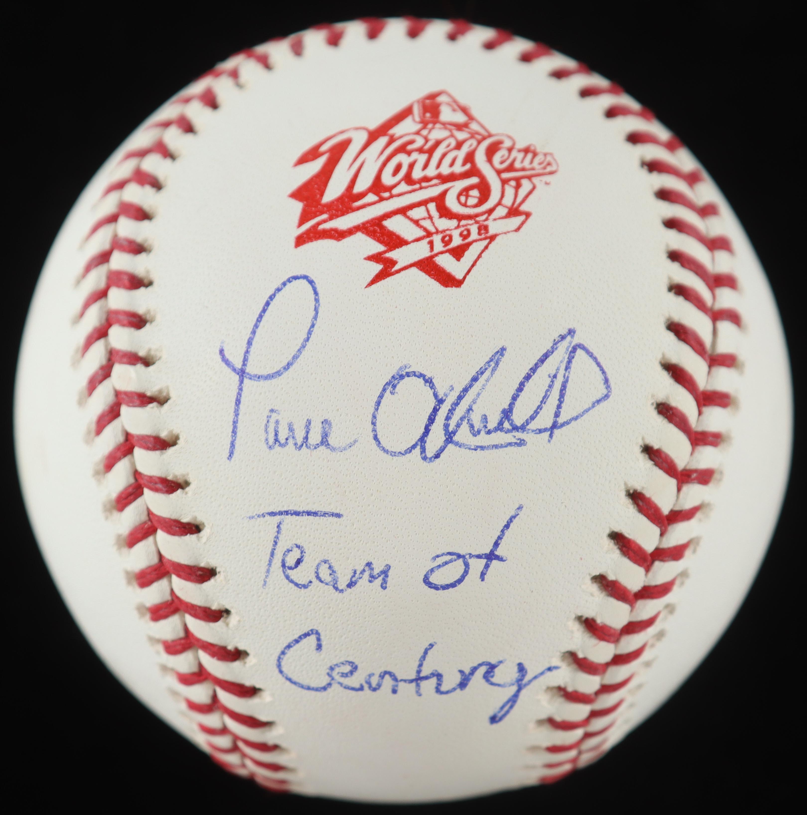 Paul O'Neill Signed 1998 World Series Baseball Inscribed "Team Of Century" (MLB) at PristineAuction.com Paul O'Neill Signed 1998 World Series Baseball Inscribed "Team Of Century" (MLB) at PristineAuction.com