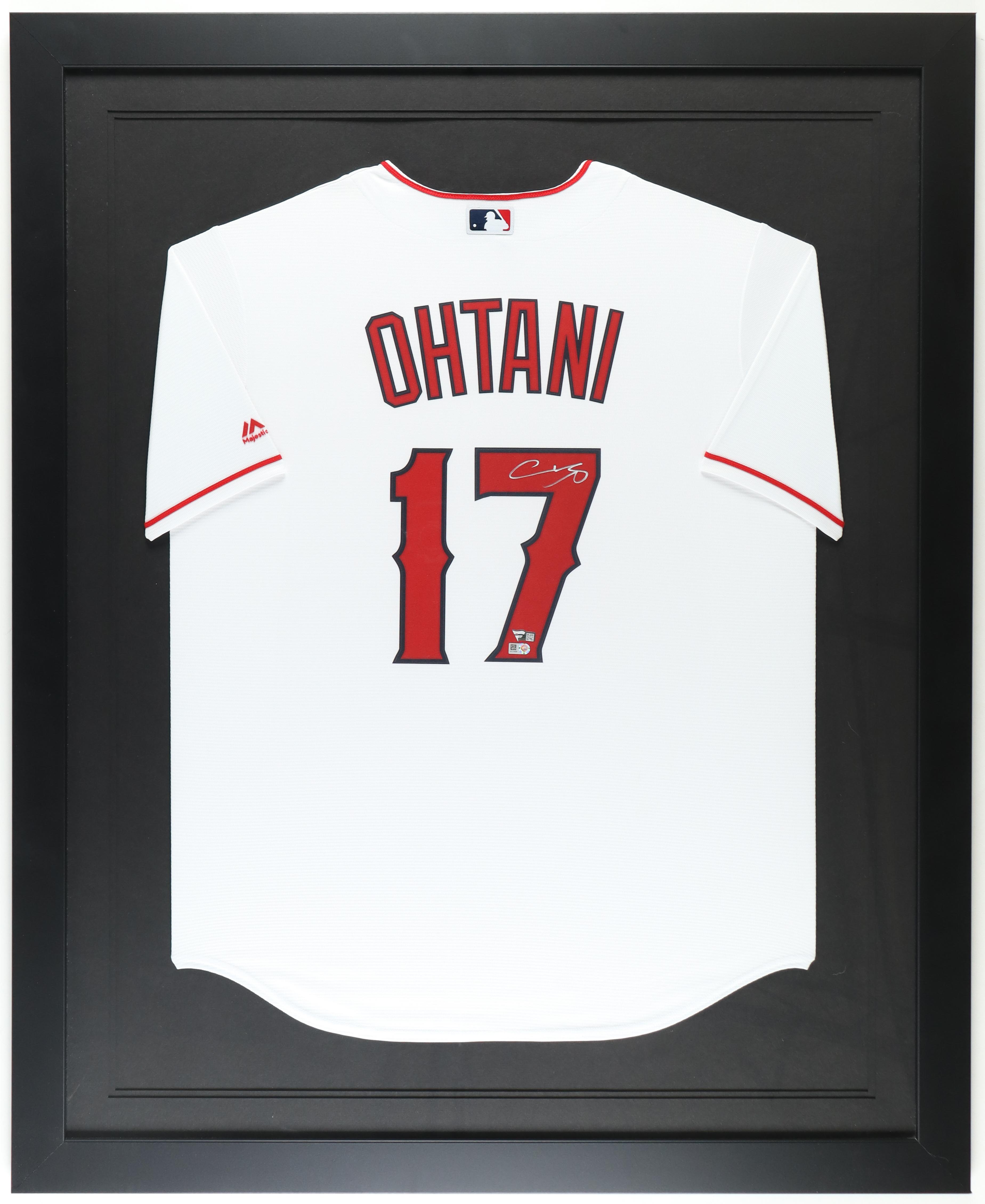 Shohei Ohtani Signed Custom Framed Majestic Jersey Display (MLB & Fanatics) at PristineAuction.com Shohei Ohtani Signed Custom Framed Majestic Jersey Display (MLB & Fanatics) at PristineAuction.com