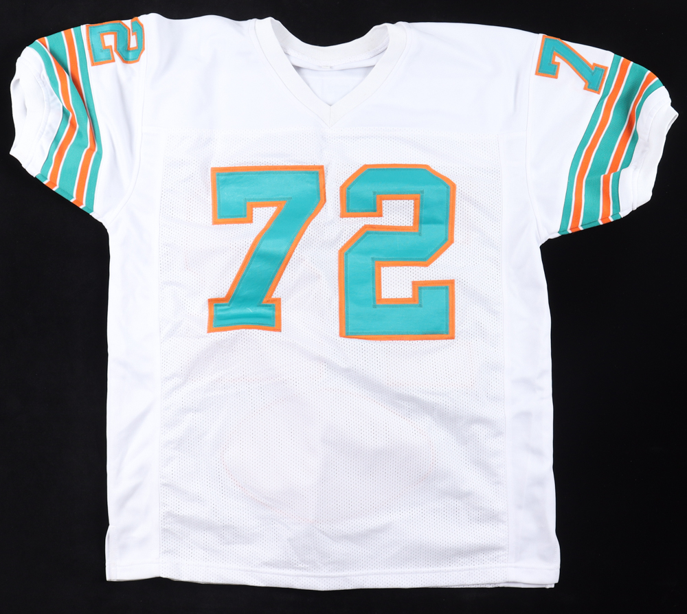 1972 "Perfect Season" LE Jersey Signed by (40) with Bob Griese, Larry Ball, Larry Csonka, Mercury Morris (Fanatics & Mounted Memories) at PristineAuction.com 1972 "Perfect Season" LE Jersey Signed by (40) with Bob Griese, Larry Ball, Larry Csonka, Mercury Morris (Fanatics & Mounted Memories) at PristineAuction.com