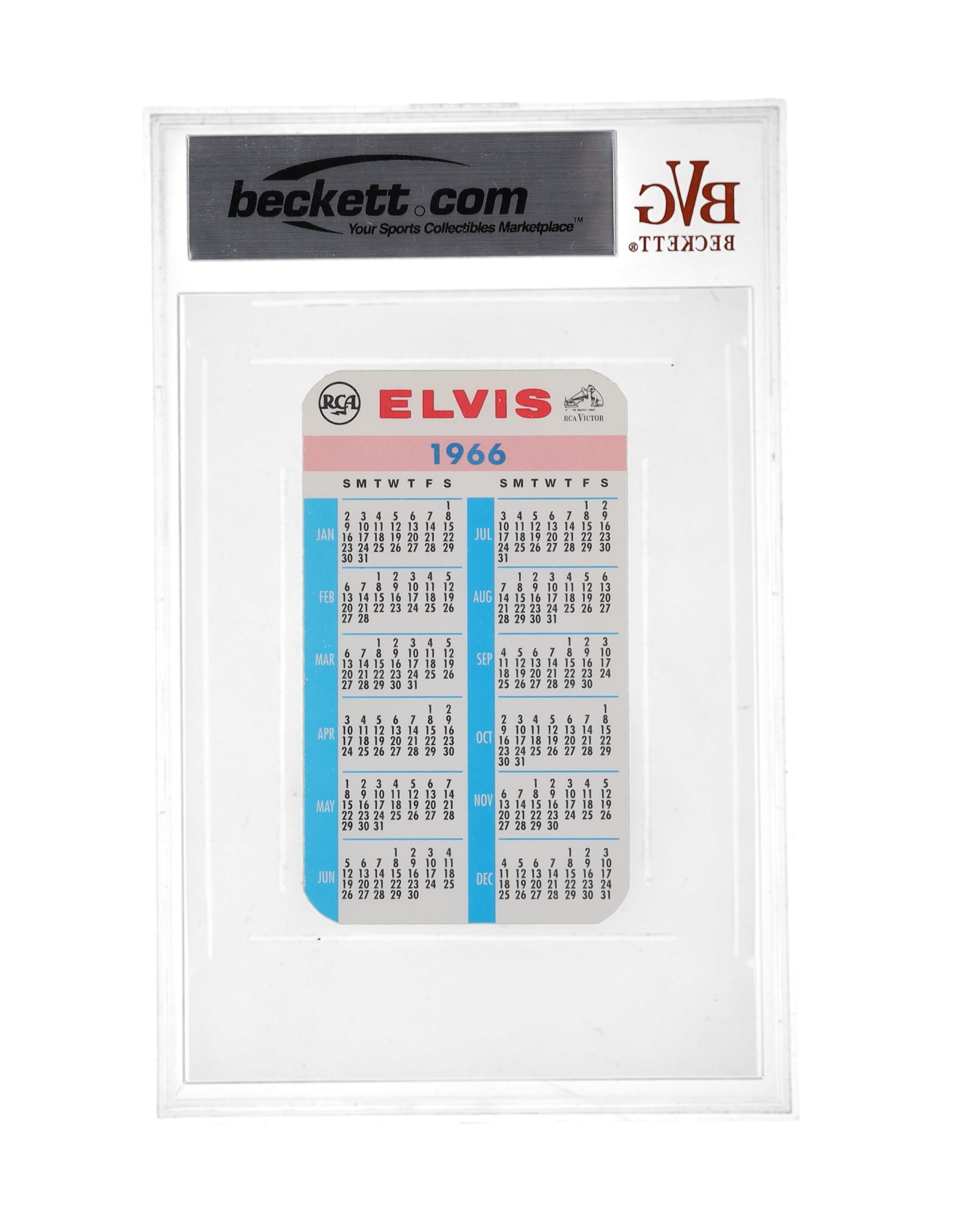 Elvis Presley 1979 Elvis Wallet Calendars #1966 (BVG 8) at PristineAuction.com Elvis Presley 1979 Elvis Wallet Calendars #1966 (BVG 8) at PristineAuction.com