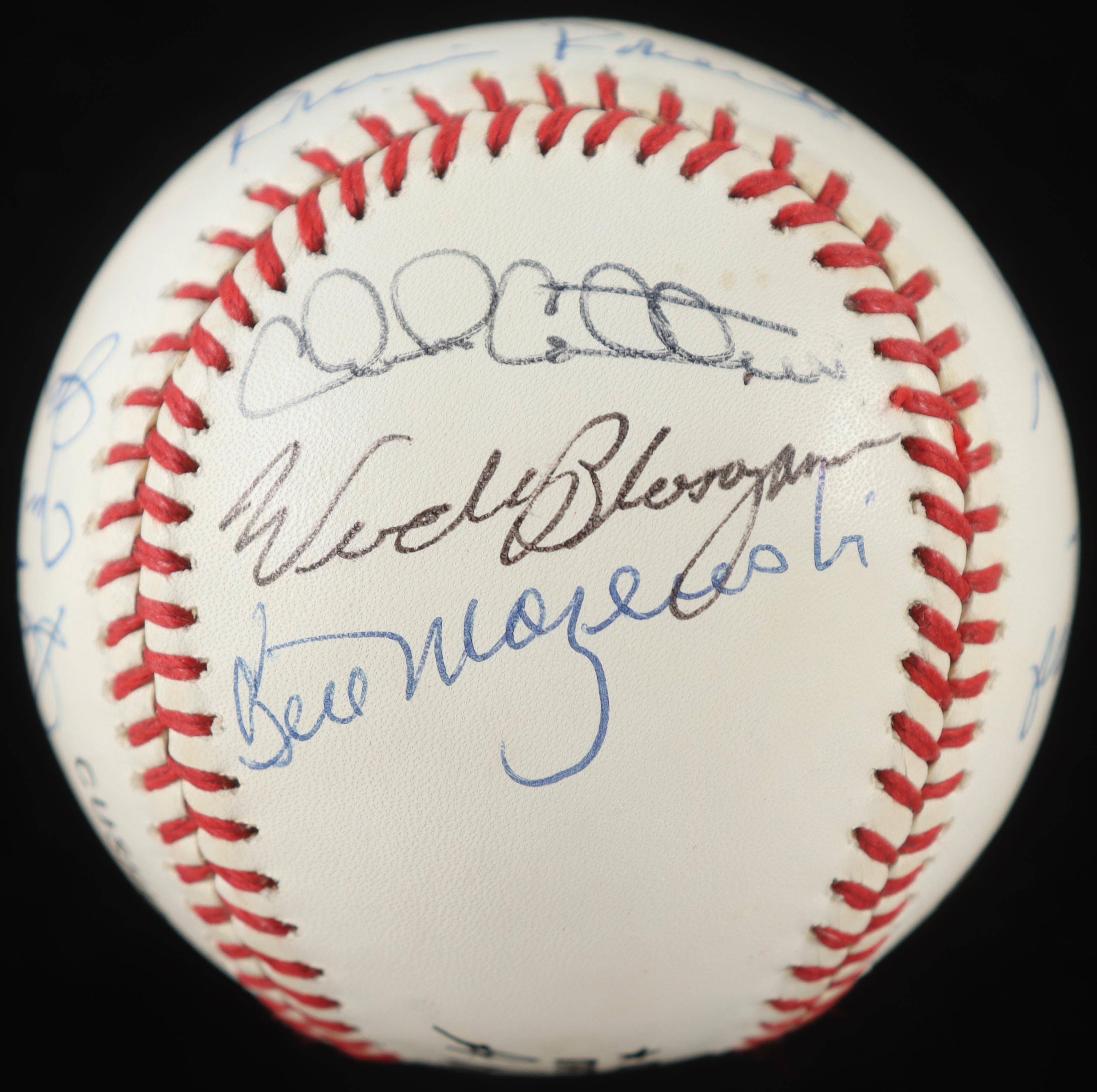 1960's & 1970's Baseball Stars (16) Signed ONL Baseball Including Steve Rogers, Curt Flood, Jerry Koosman & Del Crandall Bobby Bonds, Warren Spahn , Ron Santo and Joe Torre(PSA) at PristineAuction.com 1960's & 1970's Baseball Stars (16) Signed ONL Baseball Including Steve Rogers, Curt Flood, Jerry Koosman & Del Crandall Bobby Bonds, Warren Spahn , Ron Santo and Joe Torre(PSA) at PristineAuction.com
