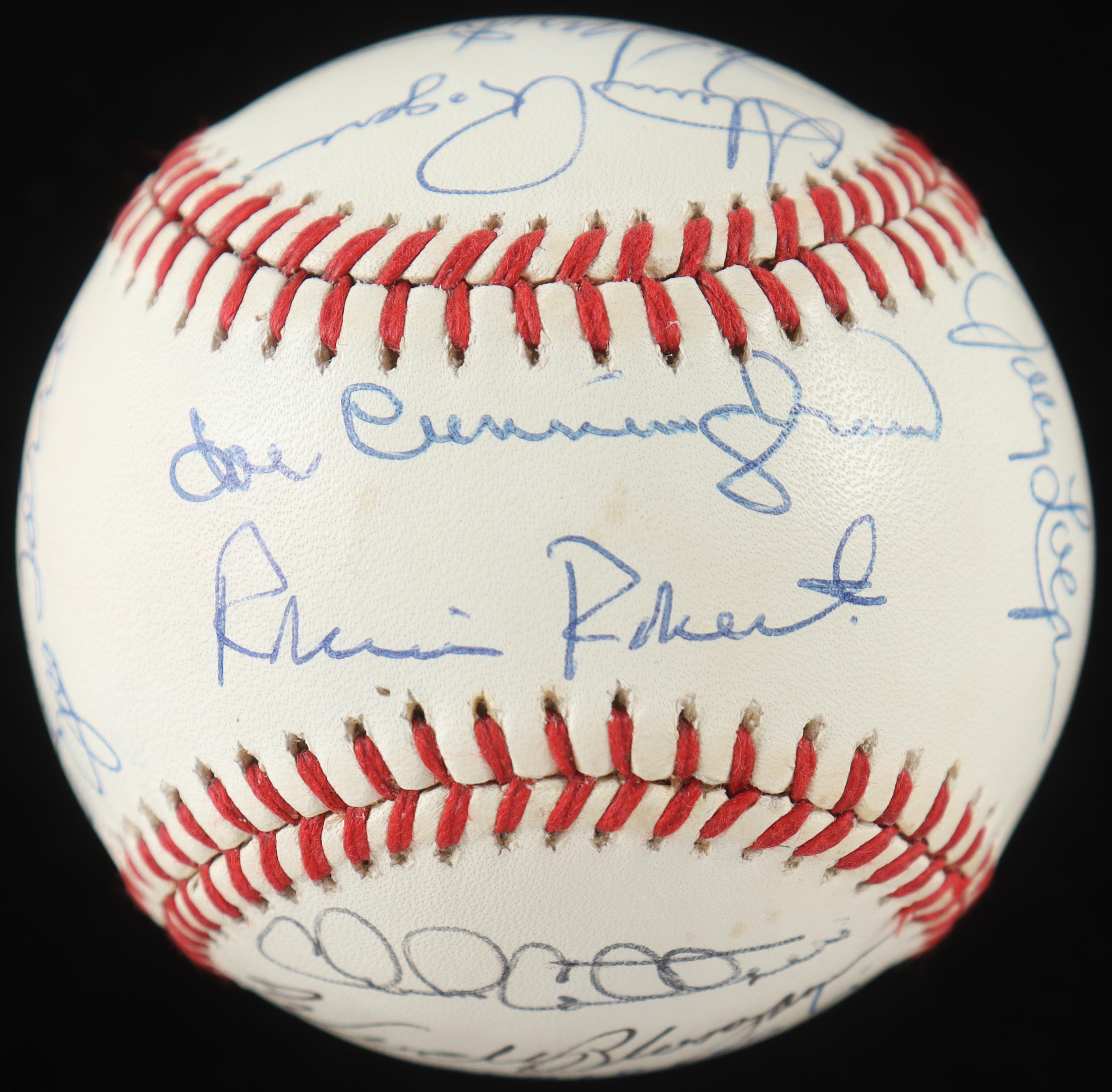 1960's & 1970's Baseball Stars (16) Signed ONL Baseball Including Steve Rogers, Curt Flood, Jerry Koosman & Del Crandall Bobby Bonds, Warren Spahn , Ron Santo and Joe Torre(PSA) at PristineAuction.com 1960's & 1970's Baseball Stars (16) Signed ONL Baseball Including Steve Rogers, Curt Flood, Jerry Koosman & Del Crandall Bobby Bonds, Warren Spahn , Ron Santo and Joe Torre(PSA) at PristineAuction.com