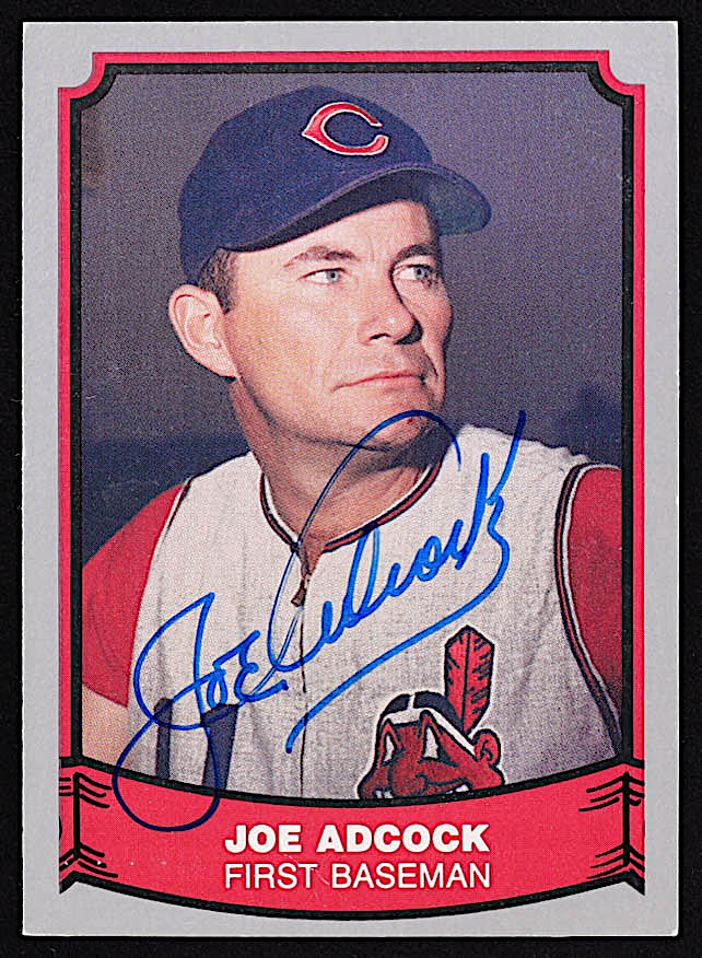 Joe Adcock Signed 1988 Pacific Legends I #31 (Beckett) at PristineAuction.com Joe Adcock Signed 1988 Pacific Legends I #31 (Beckett) at PristineAuction.com