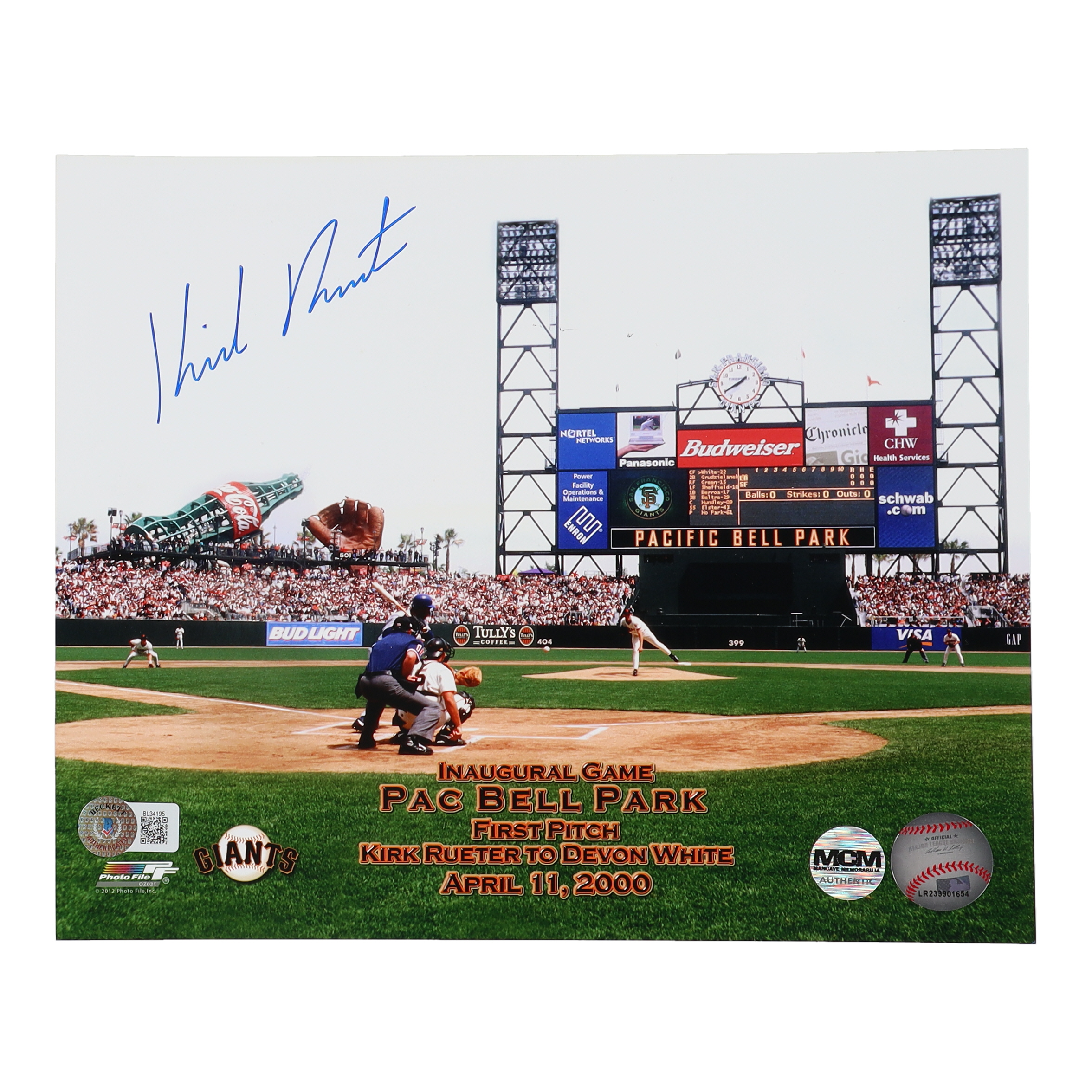 Kirk Rueter Signed Giants 8x10 Photo (Beckett) at PristineAuction.com Kirk Rueter Signed Giants 8x10 Photo (Beckett) at PristineAuction.com