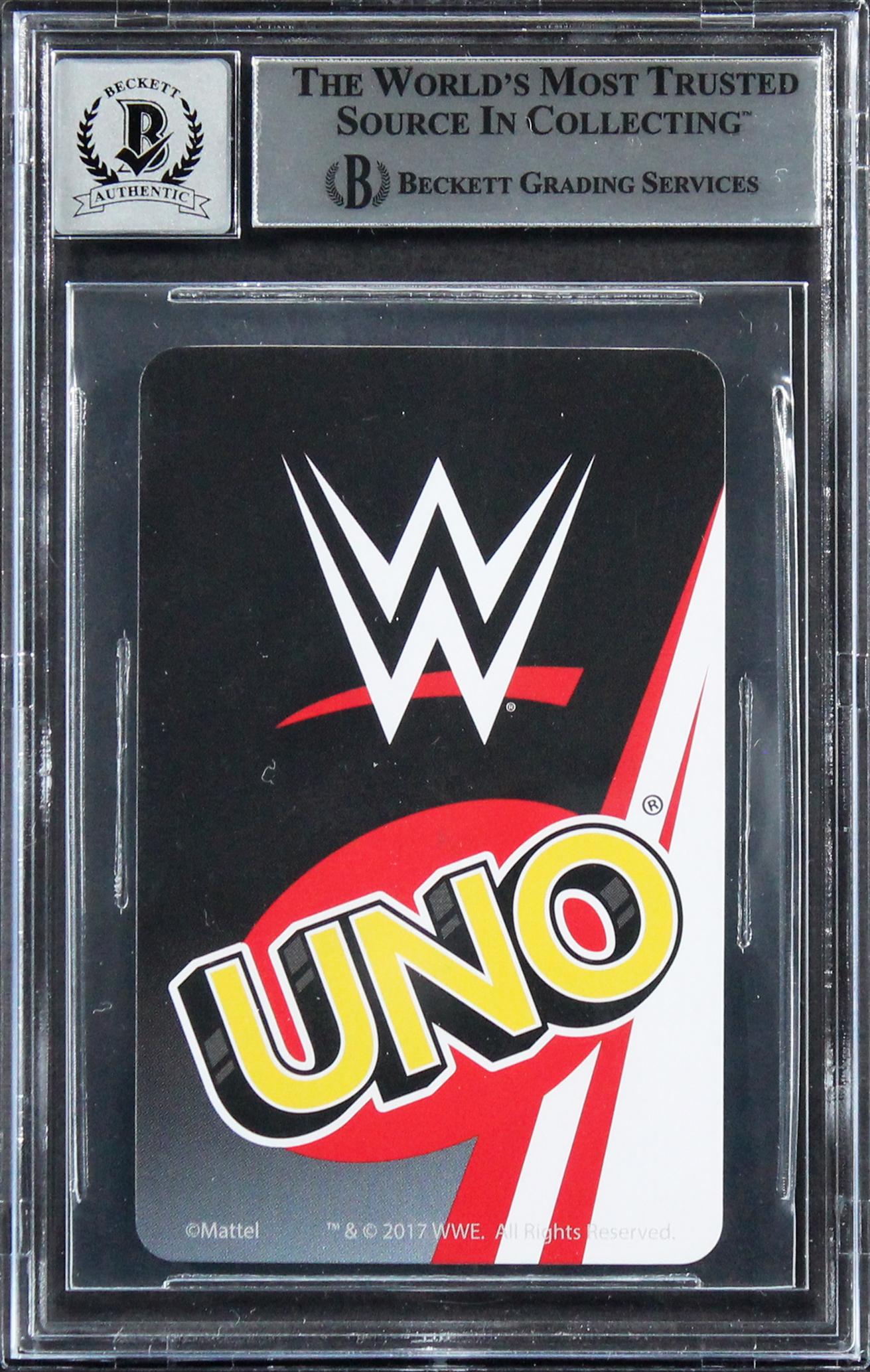 Kofi Kingston Signed UNO Playing Card (BGS | Auto 10) at PristineAuction.com Kofi Kingston Signed UNO Playing Card (BGS | Auto 10) at PristineAuction.com