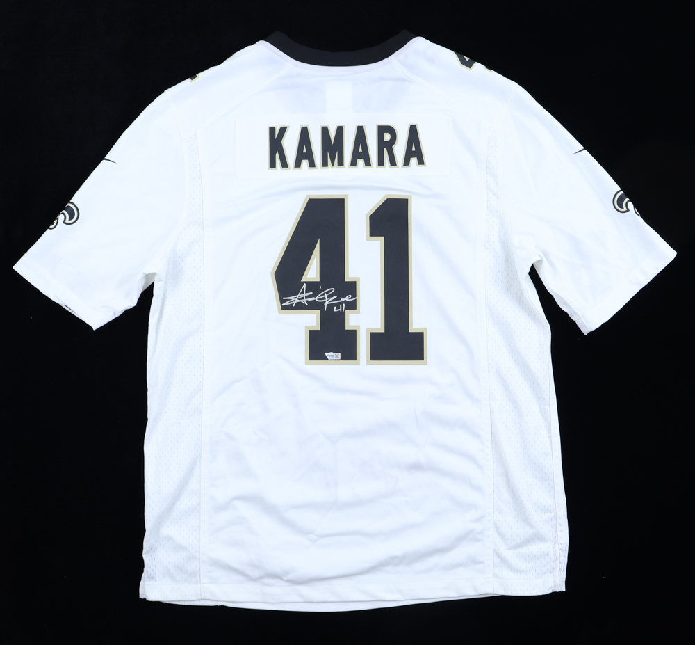 Alvin Kamara Signed Saints Jersey (Fanatics) at PristineAuction.com Alvin Kamara Signed Saints Jersey (Fanatics) at PristineAuction.com