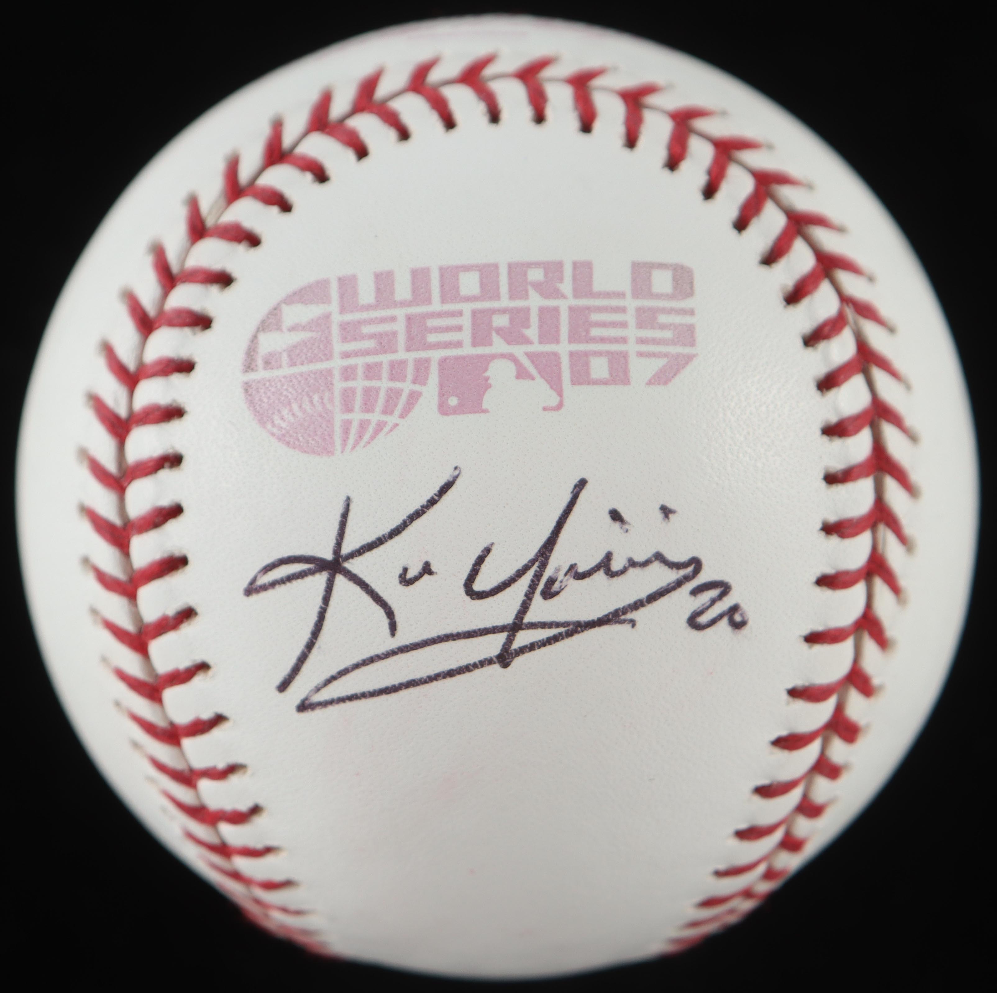 Kevin Youkilis Signed Red Sox 2007 World Series Baseball & Red Sox Logo New Era Adjustable Hat with Commemorative Display Case (Beckett & Beckett) at PristineAuction.com Kevin Youkilis Signed Red Sox 2007 World Series Baseball & Red Sox Logo New Era Adjustable Hat with Commemorative Display Case (Beckett & Beckett) at PristineAuction.com