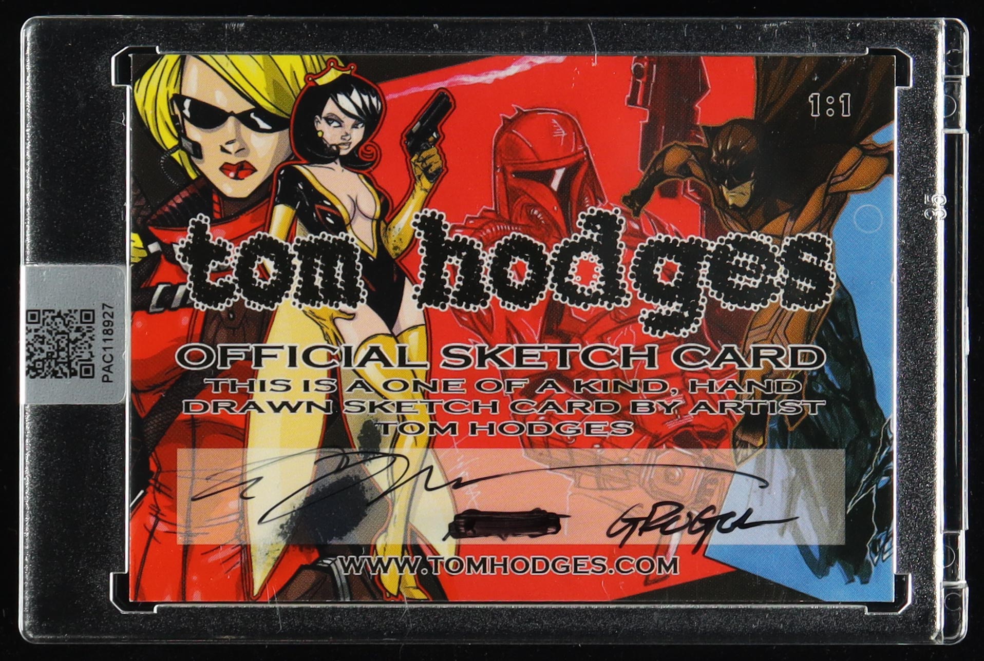 Grogu | Baby Yoda | Star Wars | Original Art Sketch Card by Tom Hodges (1/1 Original Art) at PristineAuction.com Grogu | Baby Yoda | Star Wars | Original Art Sketch Card by Tom Hodges (1/1 Original Art) at PristineAuction.com