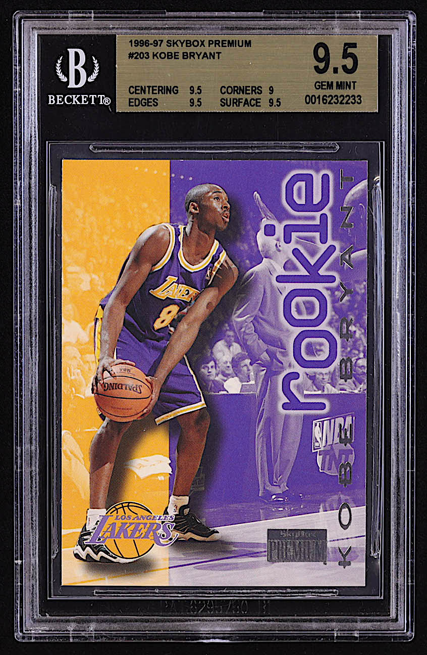 Kobe Bryant 1996-97 SkyBox Premium #203 RC (BGS 9.5) at PristineAuction.com Kobe Bryant 1996-97 SkyBox Premium #203 RC (BGS 9.5) at PristineAuction.com