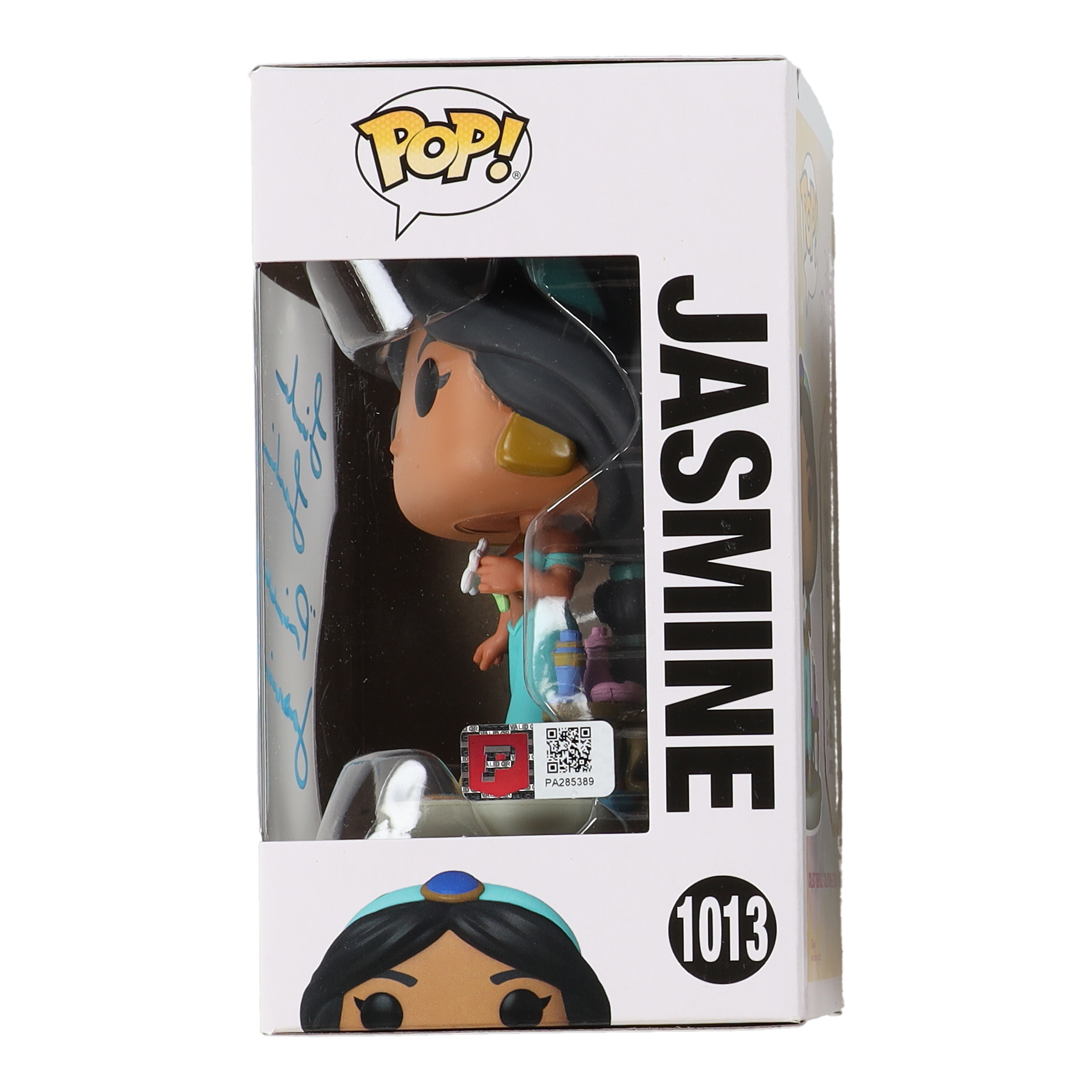 Linda Larkin Signed "Disney Princess" #1013 Jasmine Funko Pop! Vinyl Figure Inscribed "Princess Jasmine" (PA) at PristineAuction.com Linda Larkin Signed "Disney Princess" #1013 Jasmine Funko Pop! Vinyl Figure Inscribed "Princess Jasmine" (PA) at PristineAuction.com