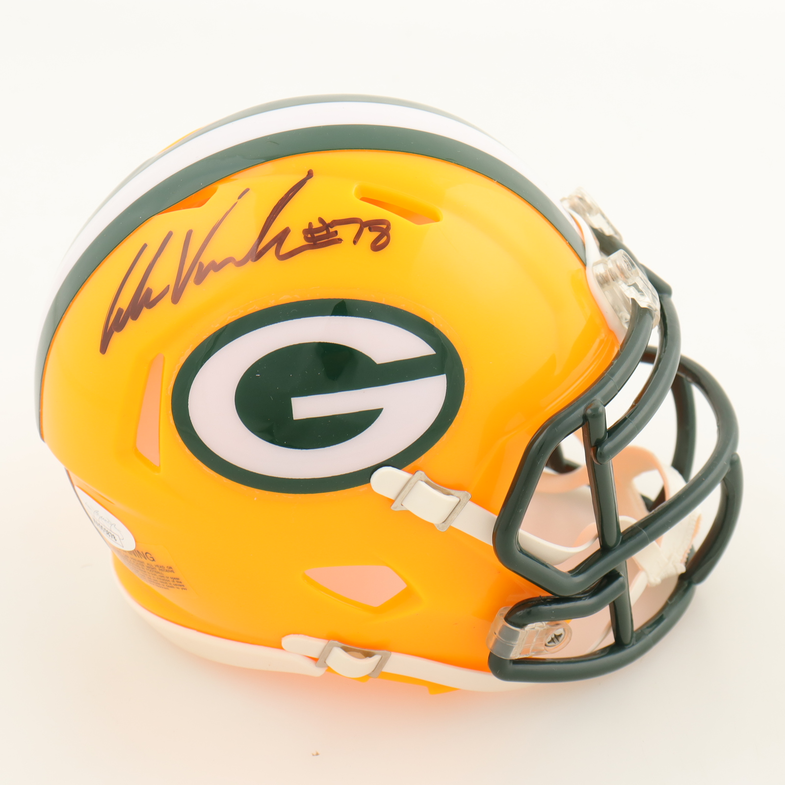 Cole Van Lanen Signed Packers Speed Mini Helmet (JSA) at PristineAuction.com Cole Van Lanen Signed Packers Speed Mini Helmet (JSA) at PristineAuction.com