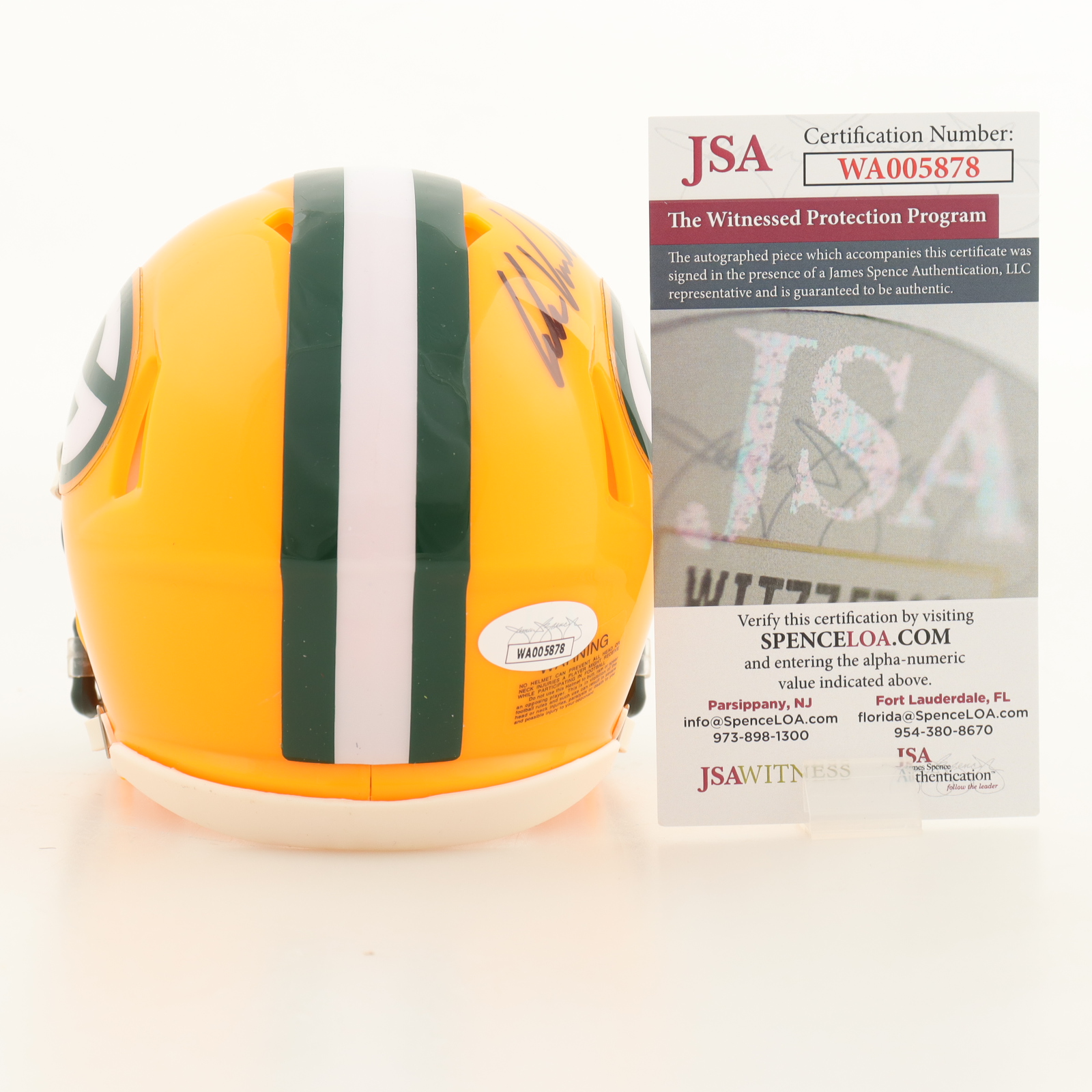 Cole Van Lanen Signed Packers Speed Mini Helmet (JSA) at PristineAuction.com Cole Van Lanen Signed Packers Speed Mini Helmet (JSA) at PristineAuction.com