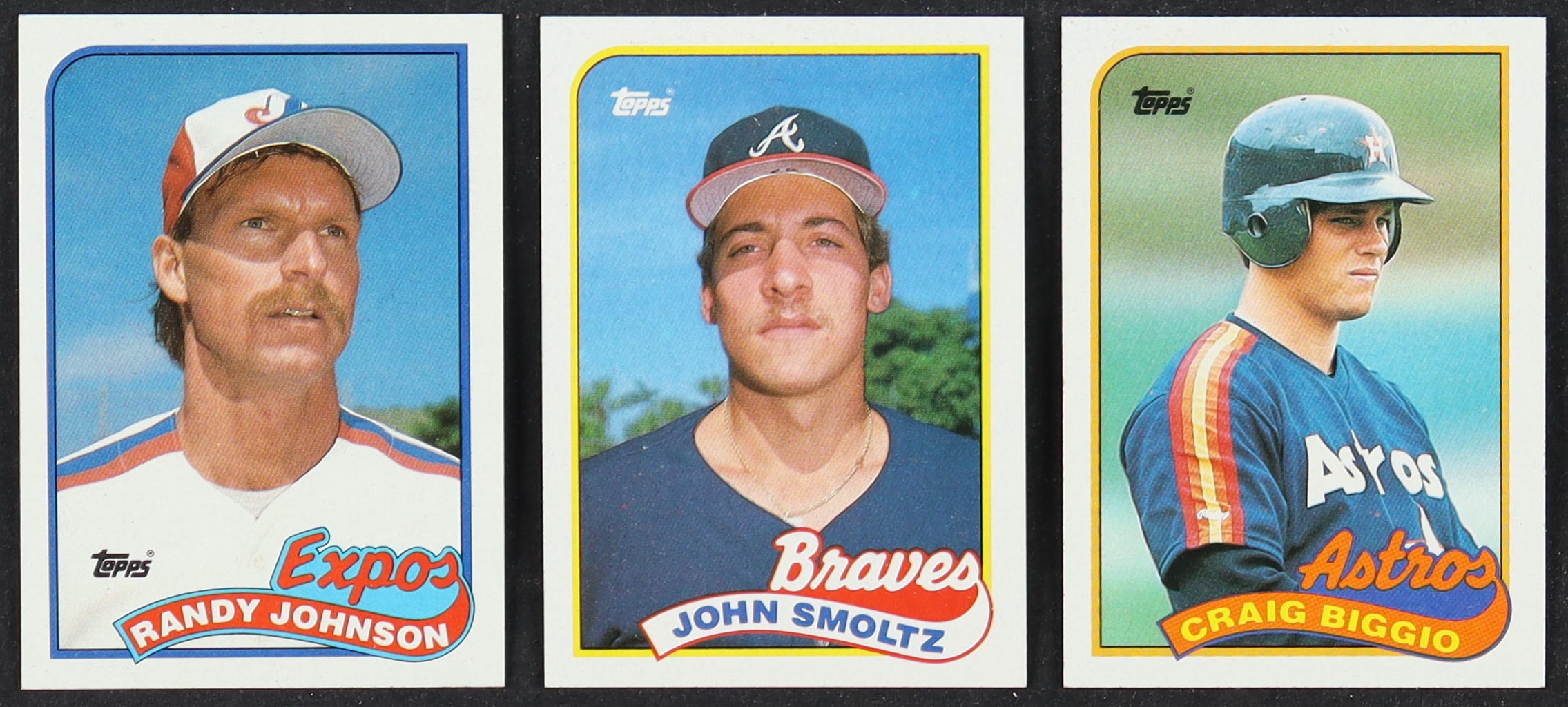 1989 Topps Baseball Complete Set of (792) Cards with Craig Biggio #49 RC, Randy Johnson #647 RC, John Smoltz #382 at PristineAuction.com 1989 Topps Baseball Complete Set of (792) Cards with Craig Biggio #49 RC, Randy Johnson #647 RC, John Smoltz #382 at PristineAuction.com