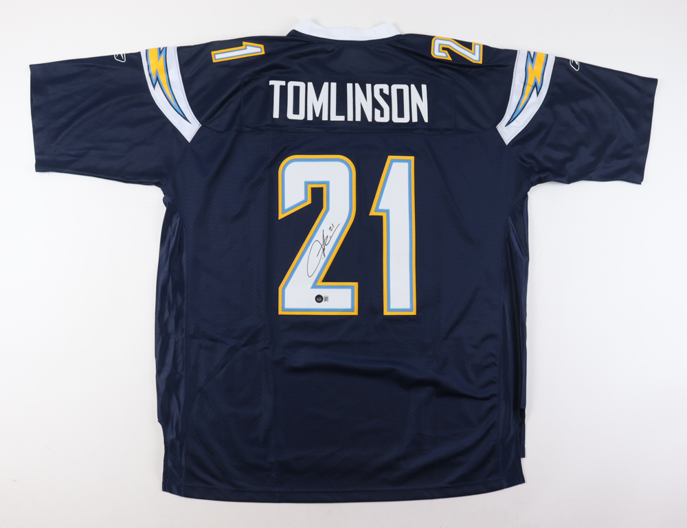 LaDainian Tomlinson Signed Chargers Jersey (Beckett) at PristineAuction.com LaDainian Tomlinson Signed Chargers Jersey (Beckett) at PristineAuction.com