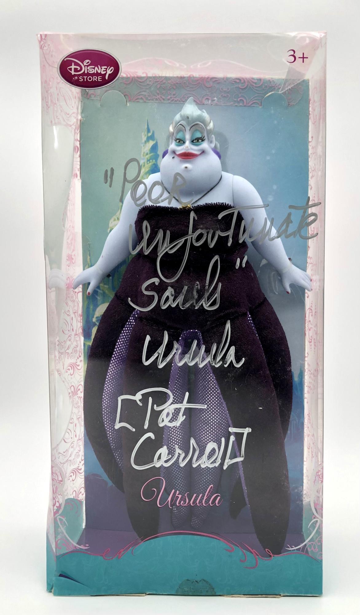 Pat Carroll Signed Disney Ursula Doll in Box Inscribed "Poor Unfortunate Souls" & "Ursula" (Beckett) at PristineAuction.com Pat Carroll Signed Disney Ursula Doll in Box Inscribed "Poor Unfortunate Souls" & "Ursula" (Beckett) at PristineAuction.com