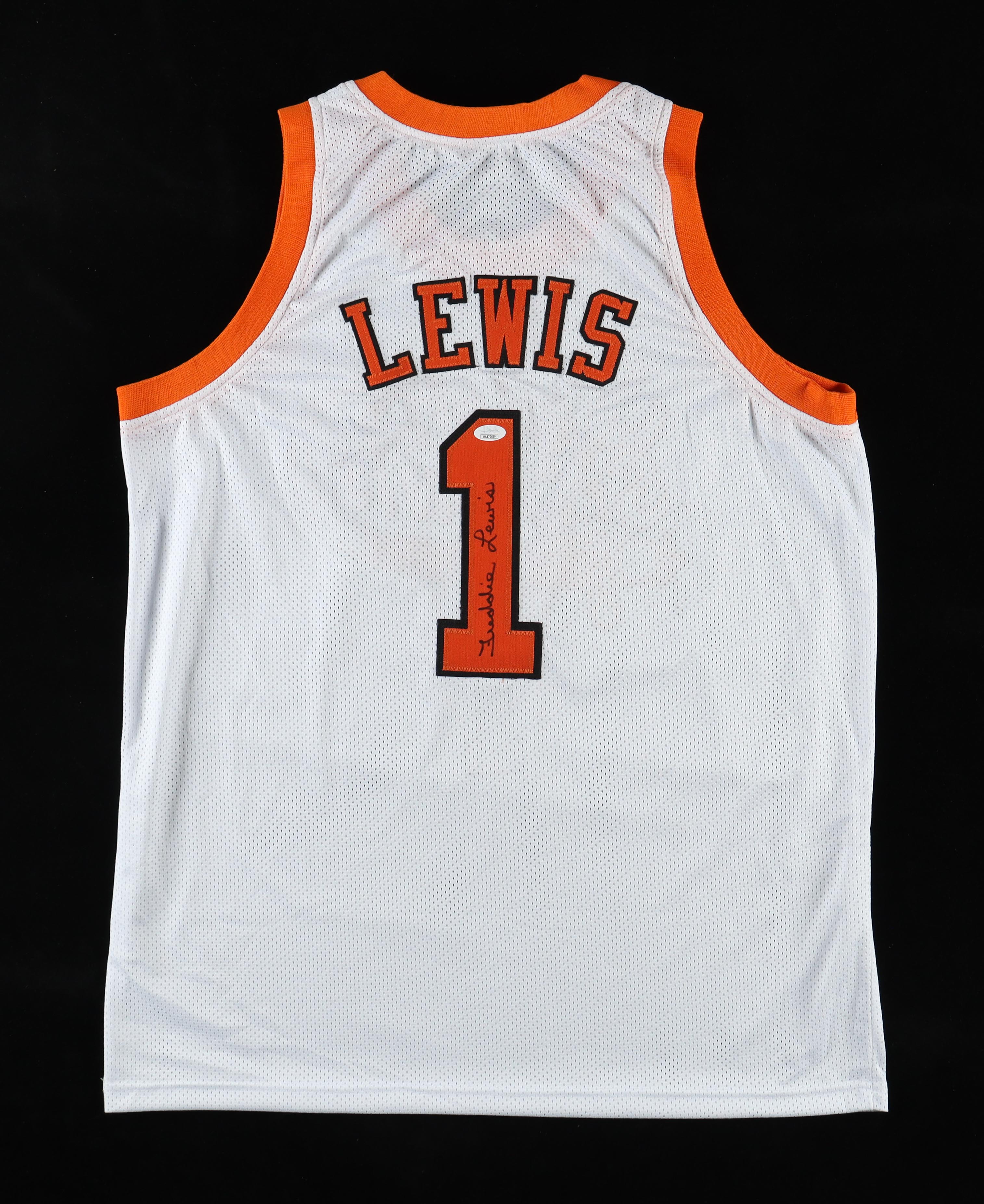 Freddie Lewis Signed Jersey (JSA) at PristineAuction.com Freddie Lewis Signed Jersey (JSA) at PristineAuction.com