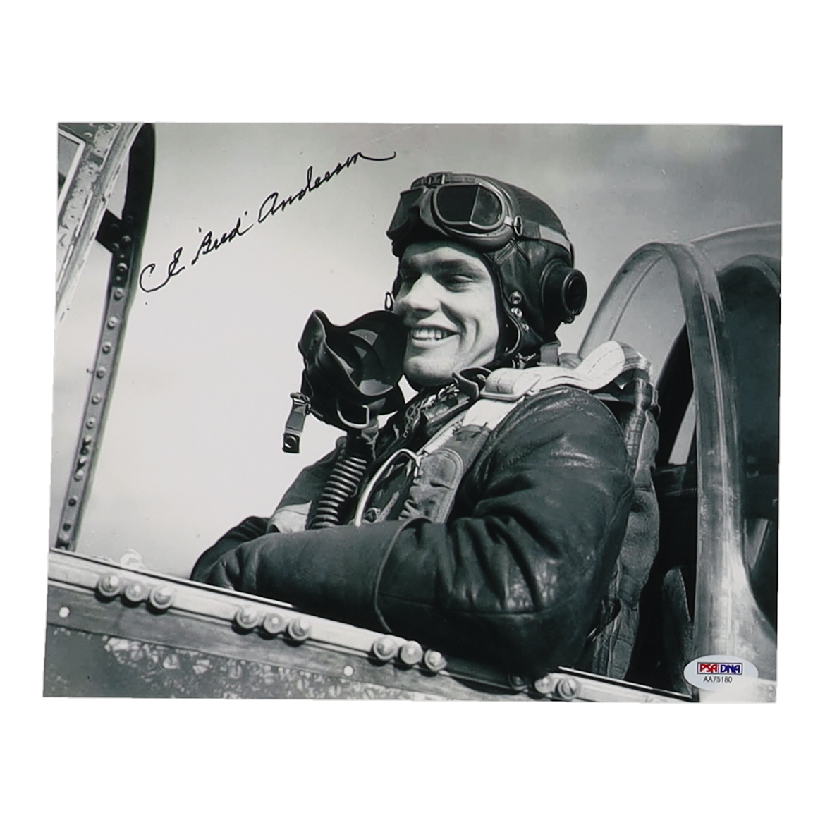 Clarence "Bud" Anderson Signed WWII 8x10 Photo (PSA) at PristineAuction.com Clarence "Bud" Anderson Signed WWII 8x10 Photo (PSA) at PristineAuction.com