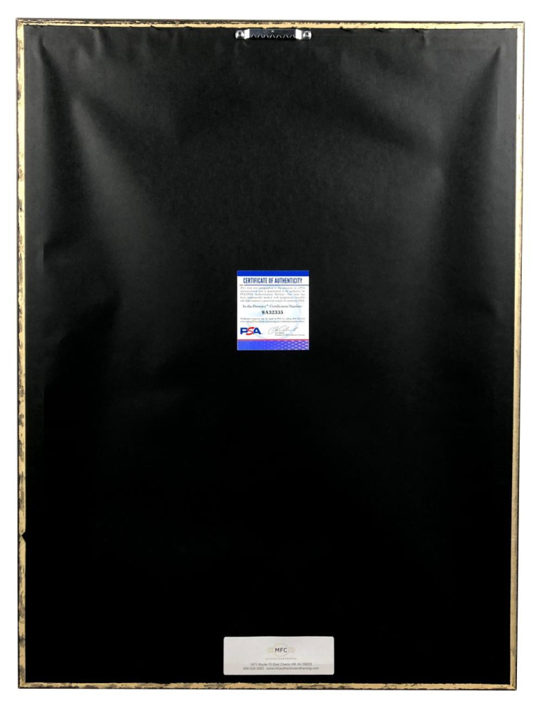 Robert J. O'Neill Signed Custom Framed FBI Ten Most Wanted Fugitive