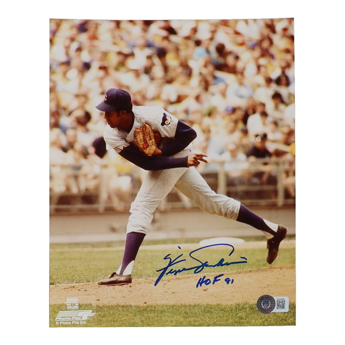 Fergie Jenkins Signed Cubs 8x10 Photo Inscribed "HOF 91" (Beckett) at PristineAuction.com Fergie Jenkins Signed Cubs 8x10 Photo Inscribed "HOF 91" (Beckett) at PristineAuction.com
