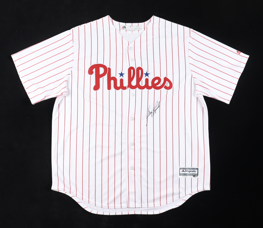 Greg Luzinski Signed Phillies Jersey (Schwartz) at PristineAuction.com Greg Luzinski Signed Phillies Jersey (Schwartz) at PristineAuction.com