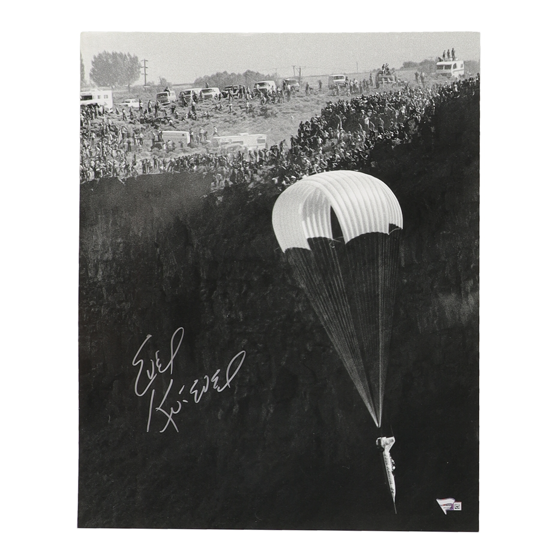 Evel Knievel Signed 16x20 Photo (Fanatics) at PristineAuction.com Evel Knievel Signed 16x20 Photo (Fanatics) at PristineAuction.com