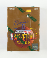 1992-93 Fleer Series 2 Basketball Hobby Box With (36) Packs at PristineAuction.com